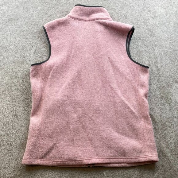 Old Navy Women's Fleece Vest Medium Full Zip Pink Outdoors Casual - Picture 8 of 8